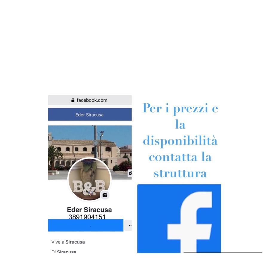 Eder Bed and Breakfast Syrakuzy Zewnętrze zdjęcie